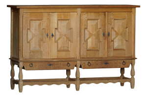 Mid-Century Danish Oak Sideboard attributed to Henning Kjærnulf for Nyrup Furniture Factory, 1950s