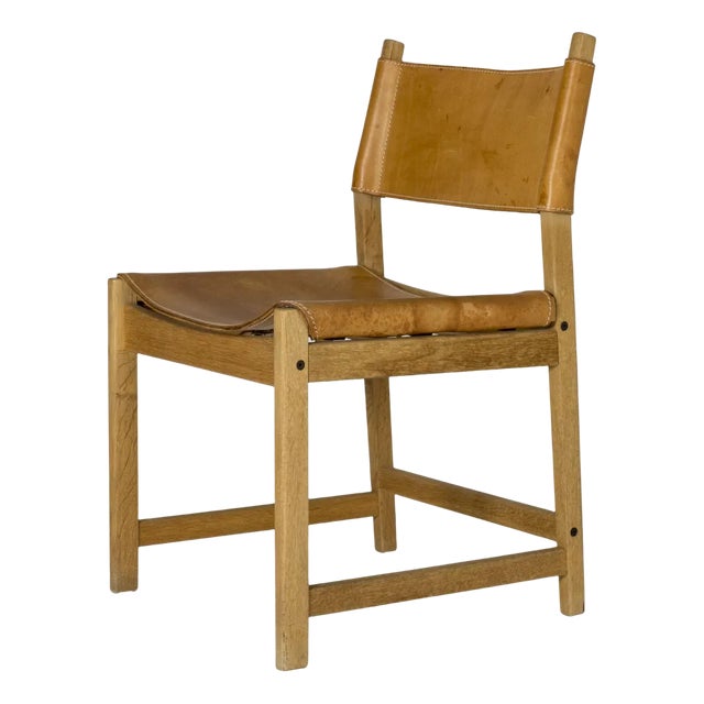 Oak & Leather Chair by Kurt Østervig for Sibast For Sale