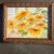 1980s 1980’s Original Abstract Impressionist Sunflower Watercolor Painting Ornate Frame For Sale - Image 5 of 5