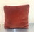 Mid-Century Modern Rust/Blue Flamestitch Pillow W/ Velvet Backing For Sale - Image 3 of 3