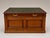 Brown Monumental 19th Century Mahogany Campaign Partner’s Library Desk For Sale - Image 8 of 12