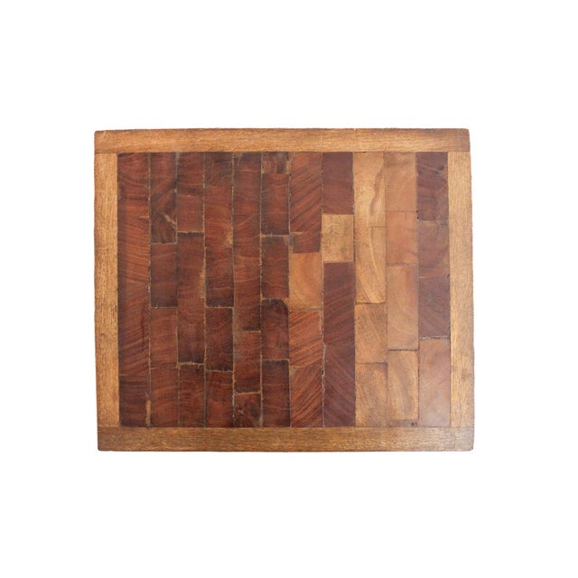These wooden, multi-toned cutting boards are beautiful to the eye and functional. The mismatched checkered squares add a...