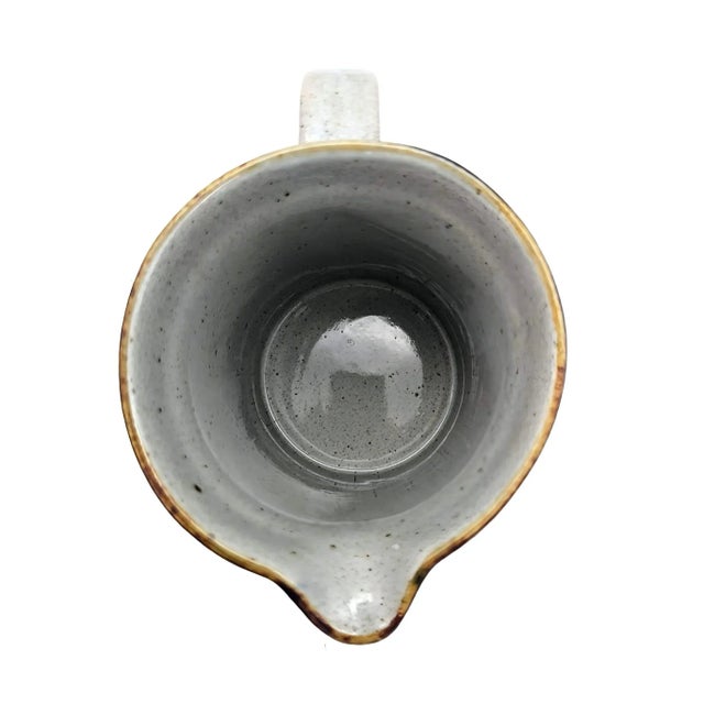 Light Gray Vintage Danish Knabstrup Keramik "Ingrid" Stoneware Pitcher Designed by Christine Konschak For Sale - Image 8 of 11