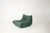 Teal Set of Togo Lounge Chair and Teal Fabric by Michel Ducaroy for Ligne Roset, 1973 For Sale - Image 8 of 18