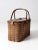 Brown Antique Hawkeye Basket Insulated Picnic Basket For Sale - Image 8 of 13