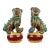 19th Century Chinese Sancai Glazed Foo Dogs For Sale