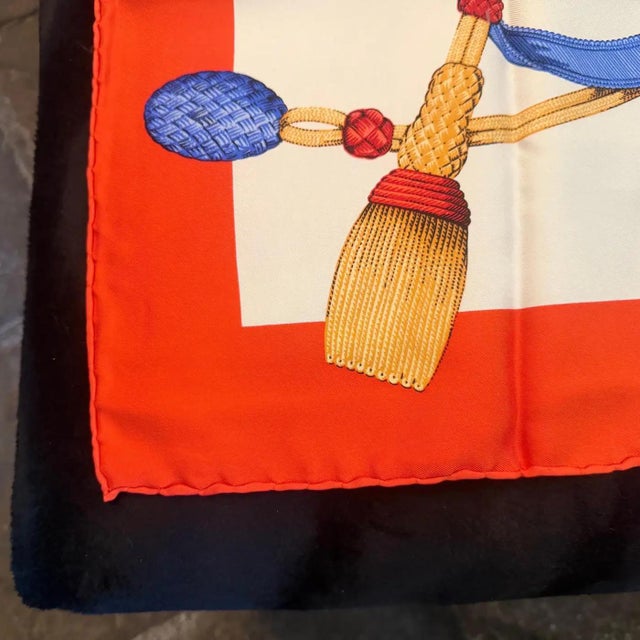 Celine 1990s Equestrian Inspired Silk Scarf by Celine Paris For Sale - Image 4 of 11