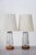 Mid-Century Modern Scandinavian Teak and Glass Table Lamps, Set of 2 For Sale - Image 4 of 17