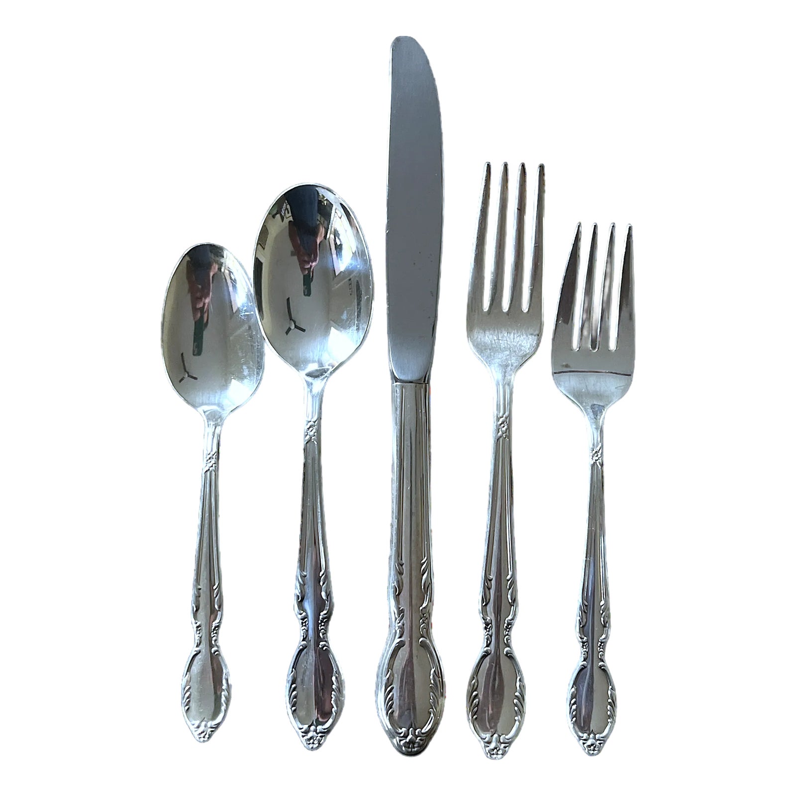Vintage Rogers “Royal Manor” Silver Plate Flatware Service for 10 to 12 ...
