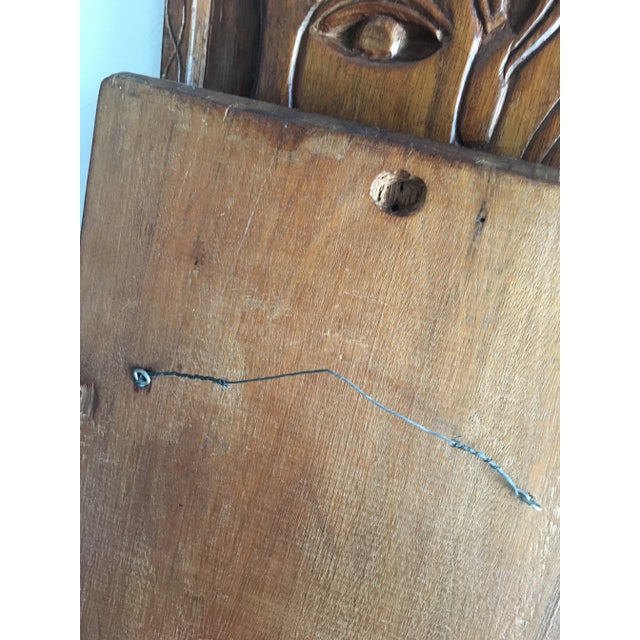 Vintage Tribal African Relief Wood Carvings - a Pair For Sale - Image 10 of 13