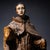 Unknown, Wooden Sculpture of Saint Francis of Assisi, 1800s, Wood For Sale - Image 4 of 7