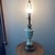 Vintage Rare Ethan Allen Art Deco Brass and Enamel Urn Table Lamp Footed Base For Sale - Image 12 of 12