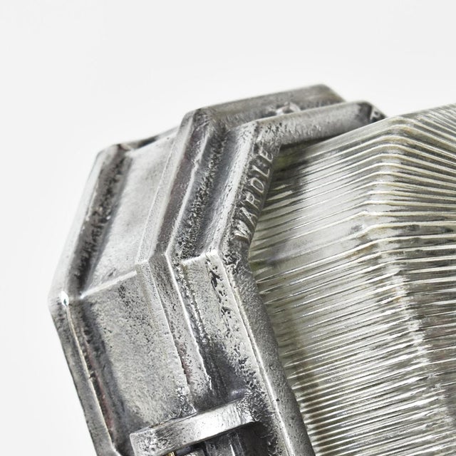 1950s Industrial Wardle Prismalux Bulkhead Wall Light, 1950s For Sale - Image 5 of 7