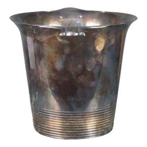 Antique Art Deco Silverplate Taverna Wine Champagne Cooler Ice Bucket