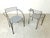 Postmodern Vintage Italian Dining Chairs with Armrests, 1980s, Set of 6 For Sale - Image 3 of 10