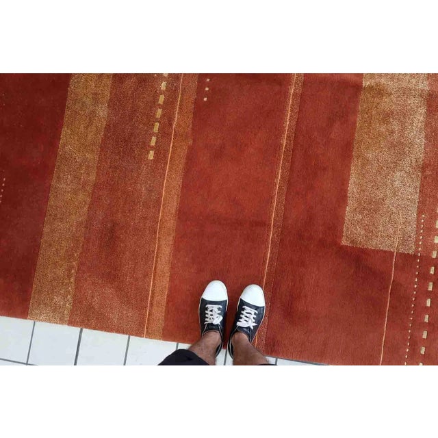 1970s Handmade Vintage Tibetan Khaden Rug 5.6' X 7.8' For Sale - Image 10 of 13