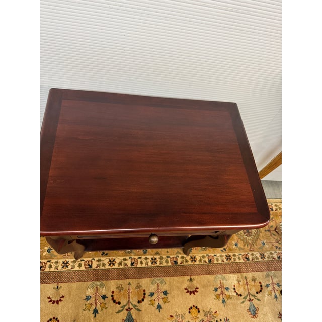 Georgian Style End Tables/Nightstands, Pair For Sale - Image 9 of 12