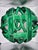 Postmodern Green Ceramic Braided Woven Abstract Centerpiece Bowl For Sale - Image 9 of 11