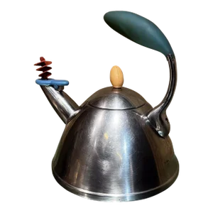 1980s Postmodern Tea Kettle Designed by Michael Graves