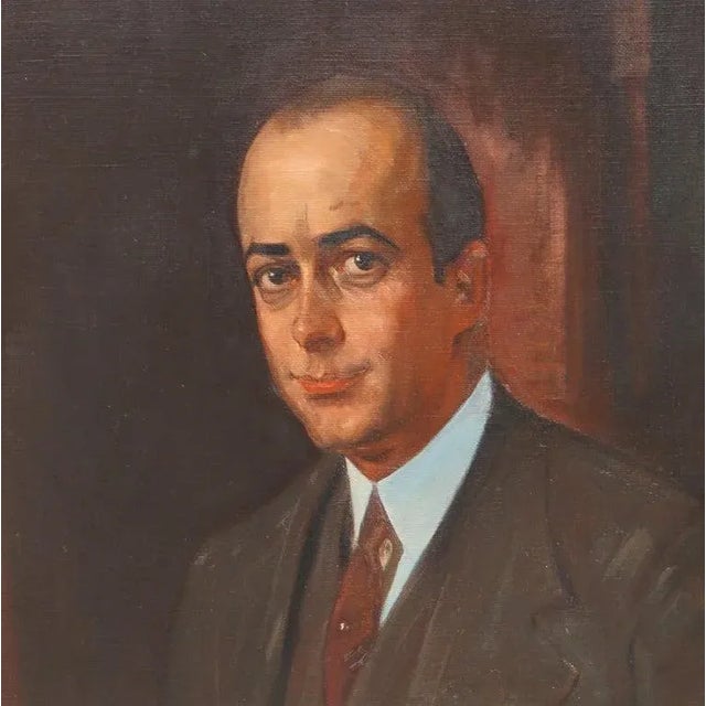 David Nicholson Ingles Portrait of Gentleman David Ingles - Scotland For Sale - Image 4 of 5