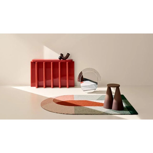Contemporary Isola Choccolate Side Table from Portego For Sale - Image 3 of 9