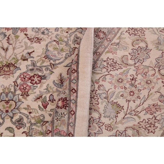 Textile Shabby Chic 1990's Pak-Persian Black/Black Wool Rug - 9'2'' X 12'3'' For Sale - Image 7 of 9