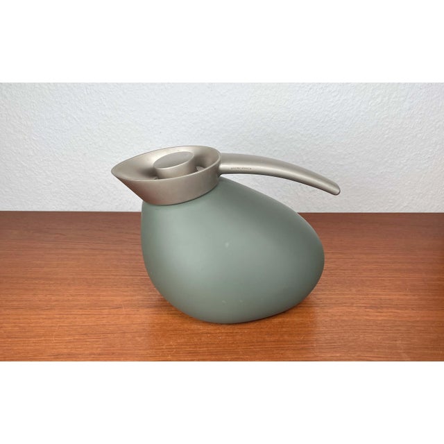 Green Danish Design Green Model Quack Thermos Coffee or Tea Pot by Maria Berntsen for Georg Jensen For Sale - Image 8 of 18