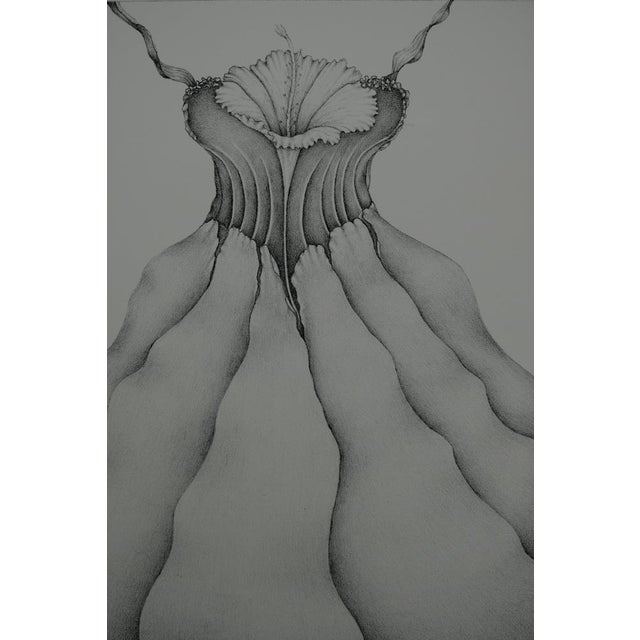 Gochka Charewicz Vegetal Tower Original lithograph Signed in pencil Limited edition of 29 (the number shown in the...