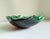 Mid-Century Modern 1960s Murano Bowl Attributed to Flavio Poli, Green & Red Blown Glass For Sale - Image 3 of 9