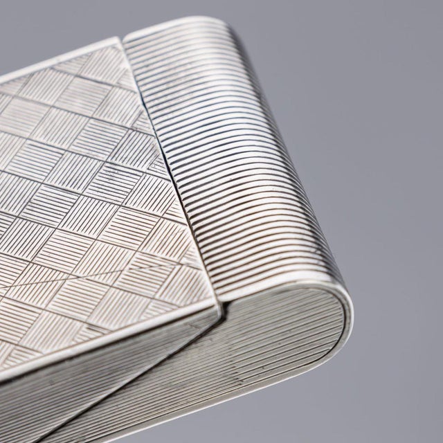 Silver Antique 20th Century Silver Travel Clock from Cartier, 1908 For Sale - Image 8 of 11