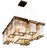 Collection Labirinto Chandelier in Metal and Crystal by Jago For Sale