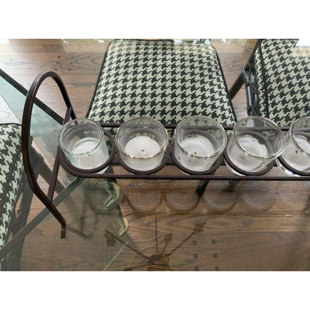 Vintage Metal 12 Tea Light Candle Holder For Sale In Chicago - Image 6 of 9