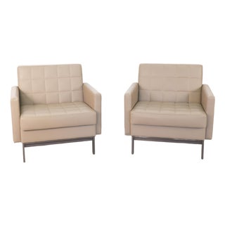 Pair Millbrae Modern Lounge Chairs by Coalesse - Steelcase For Sale