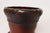 Vintage Crimson and Slate Studio Ceramic Planter With Saucer by Deanna Nichols For Sale - Image 9 of 18