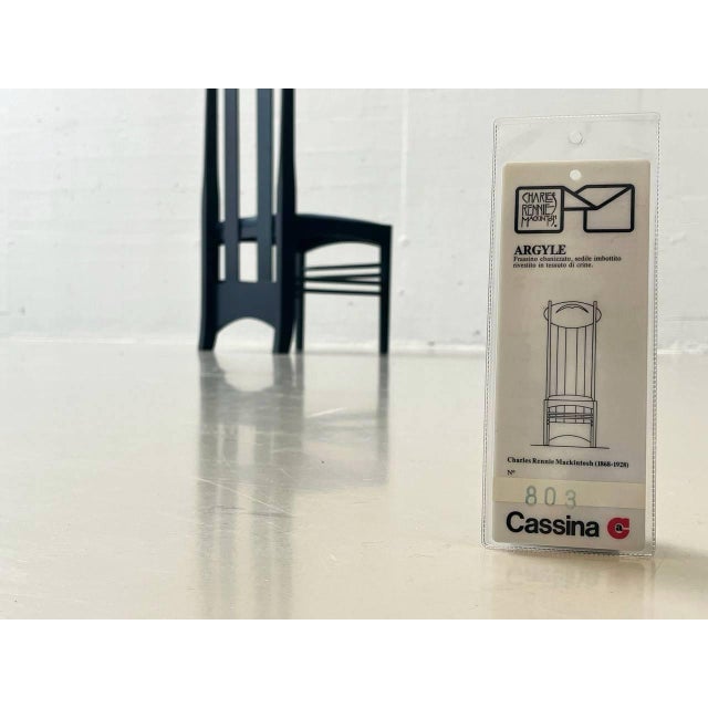 Argyle Chair by Charles Rennie Mackintosh for Cassina, 1973 For Sale - Image 5 of 16