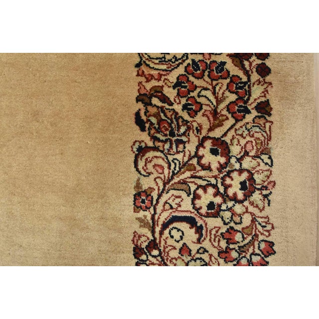 Sarouk Runner 4’5” X 18’6” Beige Wool Vintage Traditional Hand-Knotted Rug For Sale - Image 9 of 14