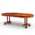 Neoclassical Baker Furniture Neoclassical Cherry Wood Expanding Dining Table With 2 Leaves For Sale - Image 3 of 14