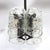 1970s Mid-Century Modern Hand-Blown Murano Mottled Glass & Nickel Chandelier by Mazzega For Sale - Image 10 of 18