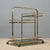 Gold Brass Bar Cart, 1970s For Sale - Image 8 of 9