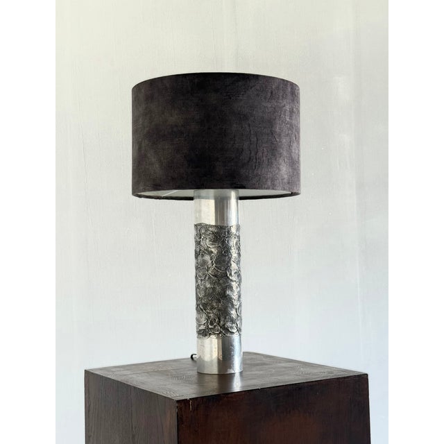 Brutalist Table Lamp attributed to Willy Luyckx, 1960s For Sale - Image 10 of 14