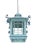 Vintage Double Pagoda Blue Three Light Chandelier There is a 12" chain with canopy to the ceiling. No glass included with...