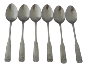 Shell Design Stainless Steel Table Spoons- Set of 6