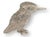 Charming English silverplate baby bird paperweight with finely detailed feathering and a sweet, expressive face. This...