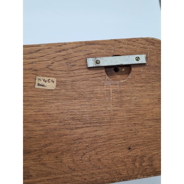 Wood Wooden Clothes Rack with Brass Hooks, 1970s For Sale - Image 7 of 8