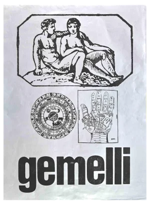 Sergio Barletta, Gemini, Screen Print, 1973