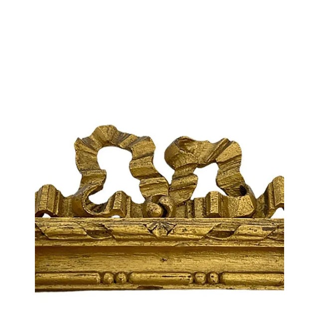 Gold Miniature Giltwood Mirrors and Consoles Set, Set of 6 For Sale - Image 8 of 11