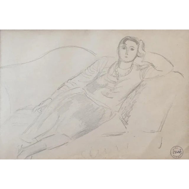 Painter, engraver, illustrator, decorator Impressionism born in 1889. Died in 1954. This piece has an attribution mark, I...