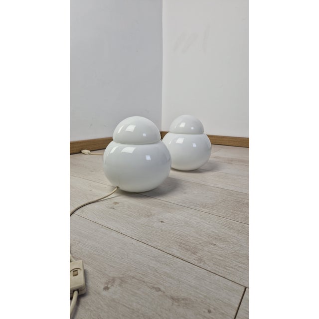 Vintage Daruma Table Lamps by Sergio Asti for Fontana Arte, 1970s, Set of 2 For Sale - Image 10 of 14