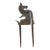 Antique Verdigris Metal Cutter For Sale