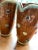 Brown Pair of Mid 20th Century Italian Confetti Sprinkle Vases or Pencil Holders For Sale - Image 8 of 12